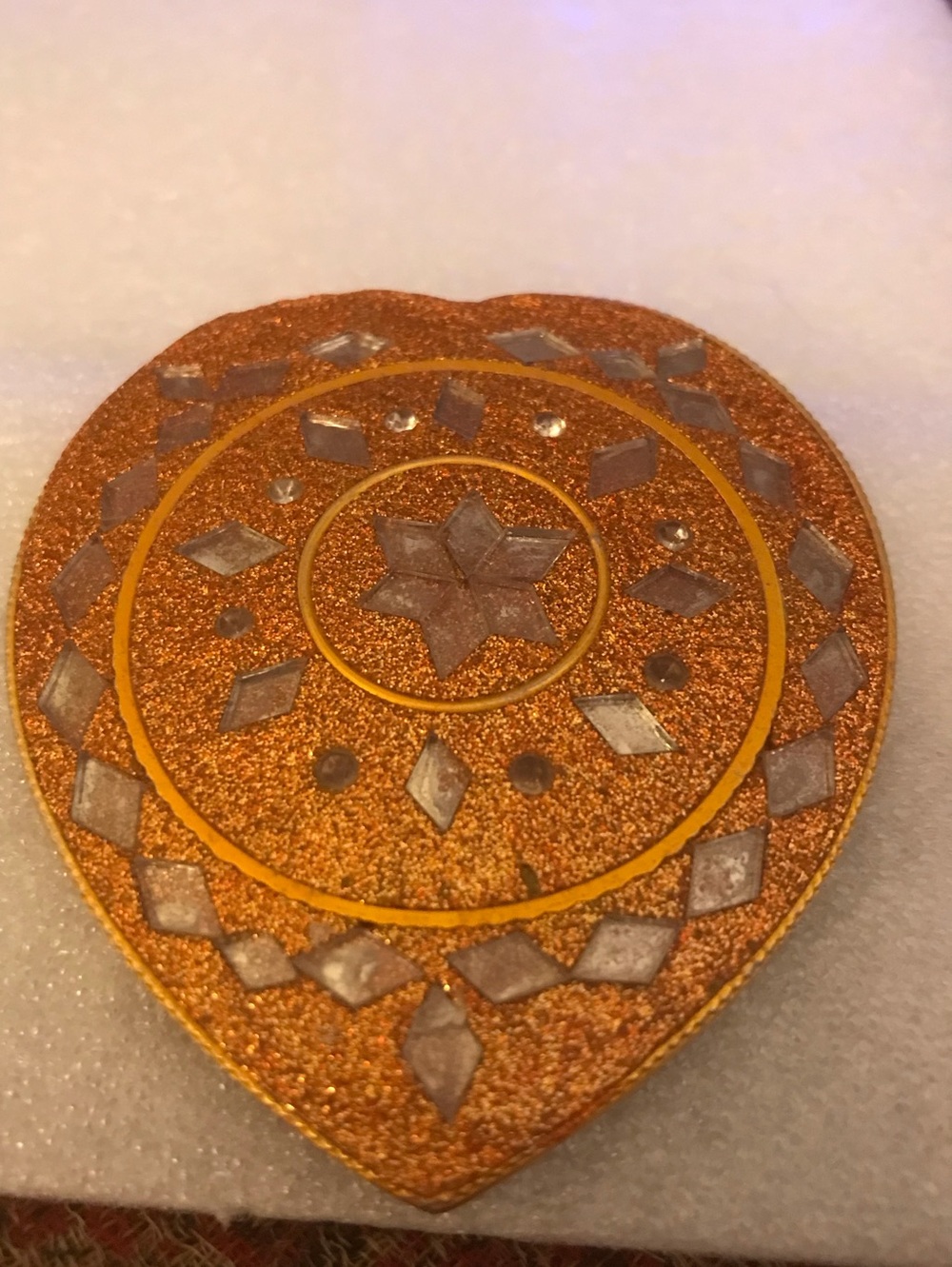 Heart shaped mirror